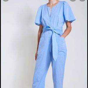 Apiece Apart Nueva Limon Chambray Jumpsuit In Size 4 NWT